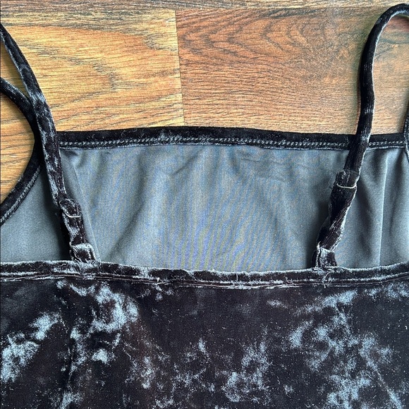 Forever 21 Black Velvet Bodysuit | Black Velvet Onesie | Black Velvet | - Picture 5 of 8